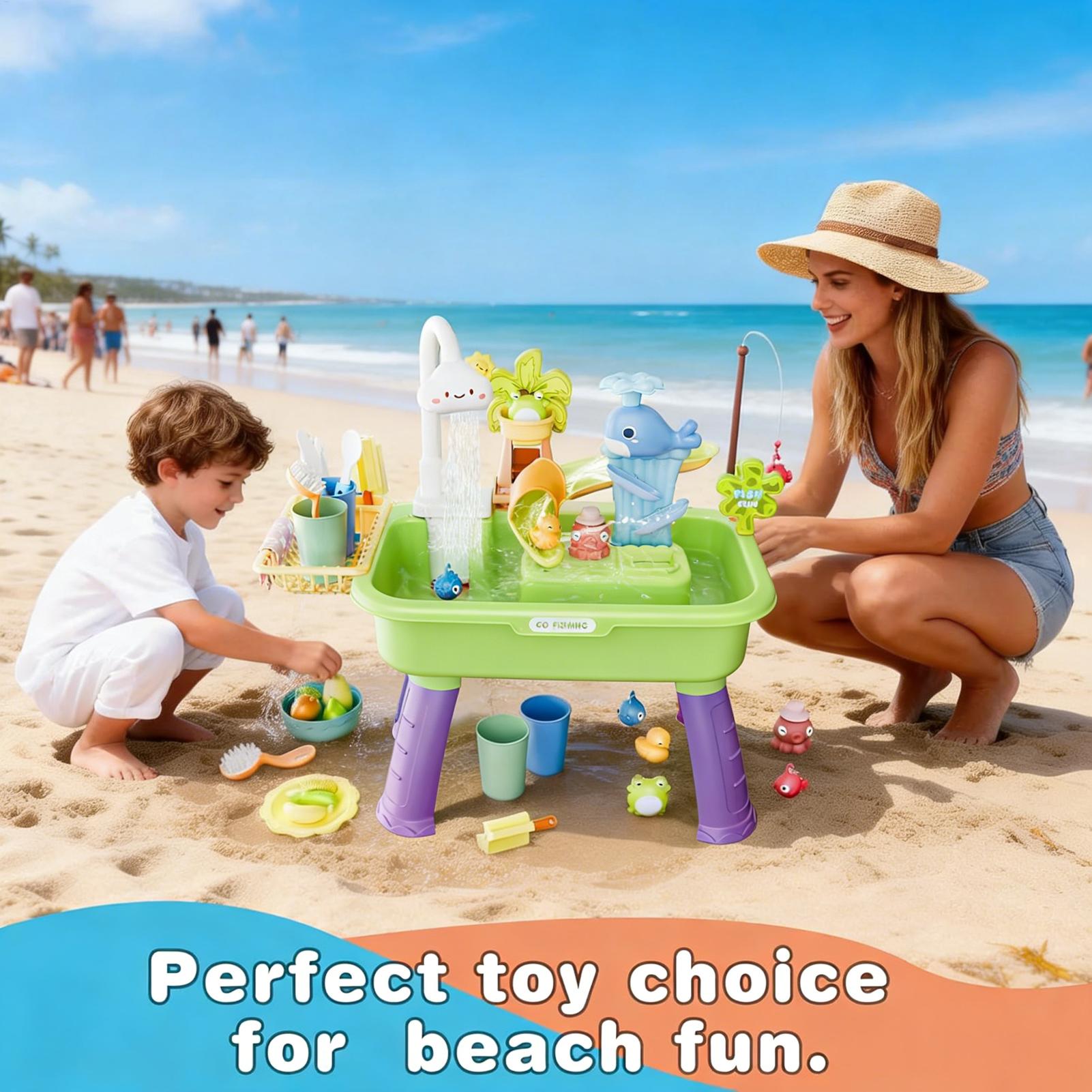 Water Table Sandbox for Kids O – Kids Outdoor Folding Table Bewertung und Preis