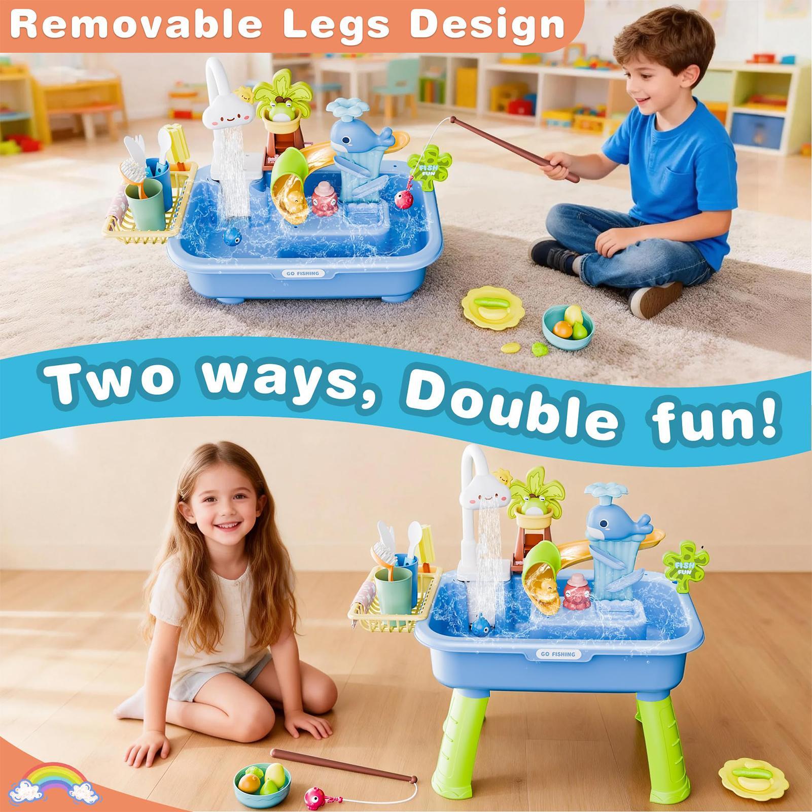 Water Table Sandbox for Kids O – Kids Outdoor Folding Table Bewertung und Preis