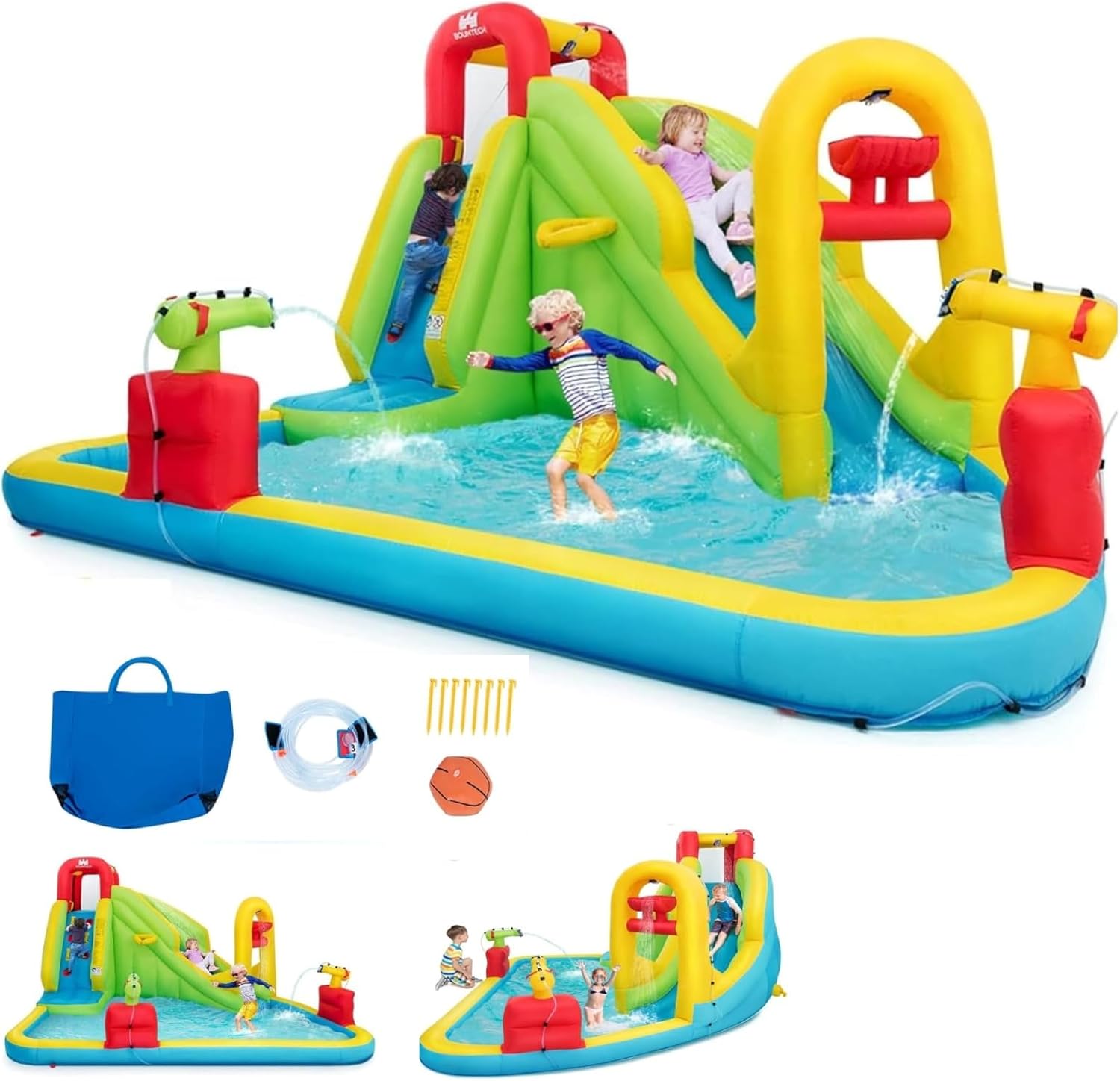 Mega Inflatable Water Park Bou – Kids Outdoor Water Slide Bewertung und Preis