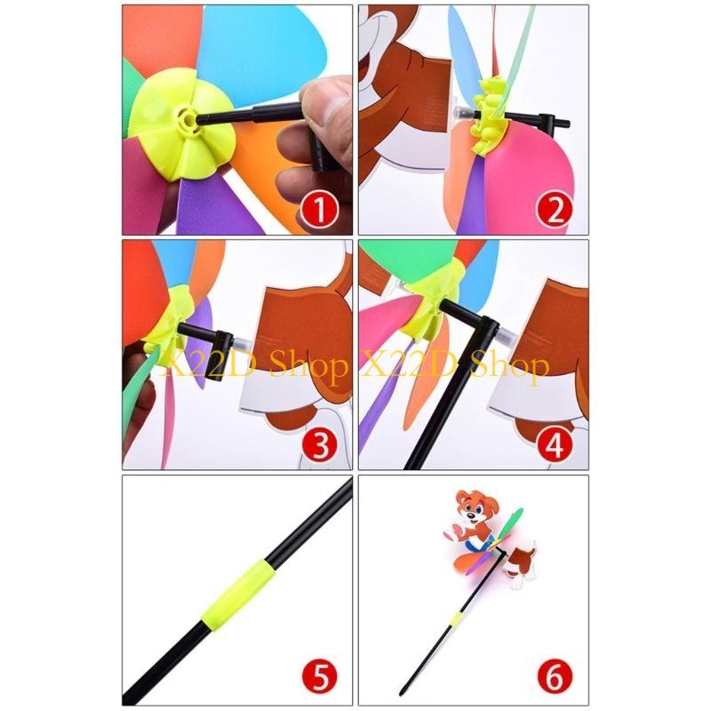 X22D 3D Animal Wind Spinners C – Kids Outdoor Yard Toys Bewertung und Preis