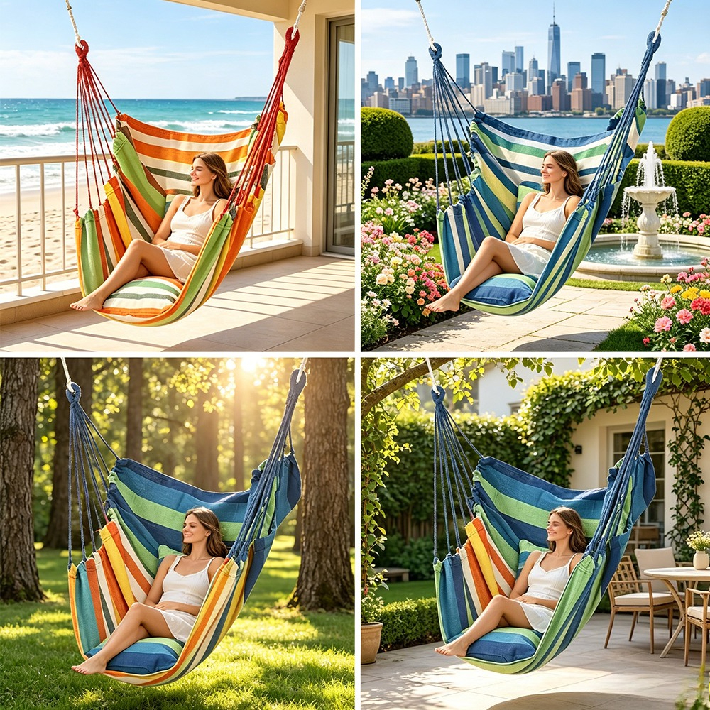 Hanging Chair Outdoor Hanging  – Kids Outdoor Hammock Swing Bewertung und Preis