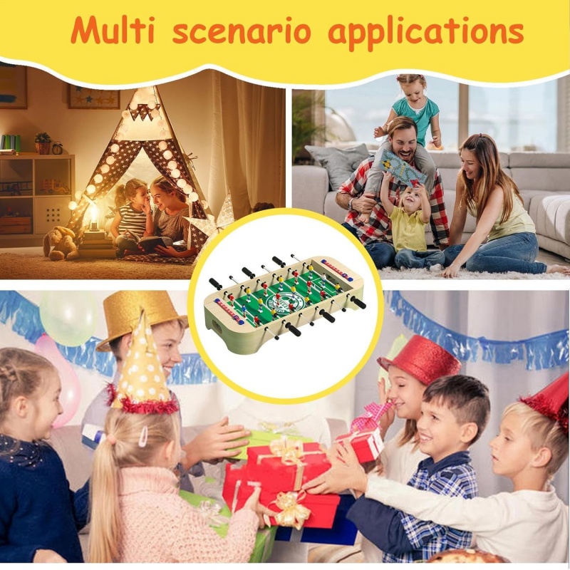 Mini Wooden Table Football Gam – Kids Outdoor Folding Table Bewertung und Preis