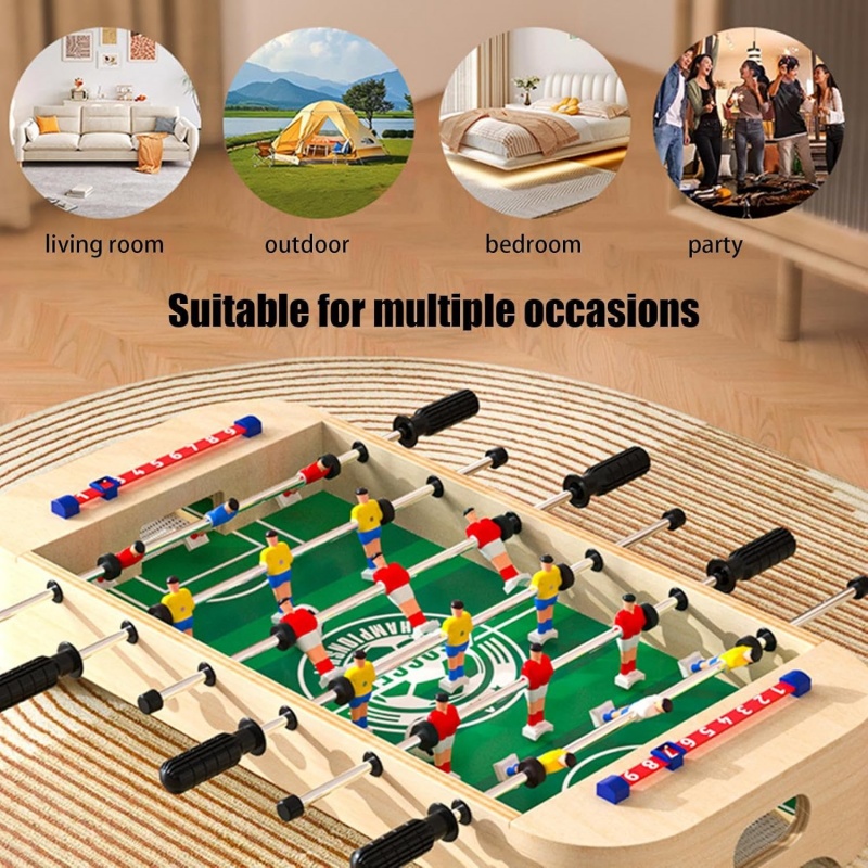 Mini Wooden Table Football Gam – Kids Outdoor Folding Table Bewertung und Preis