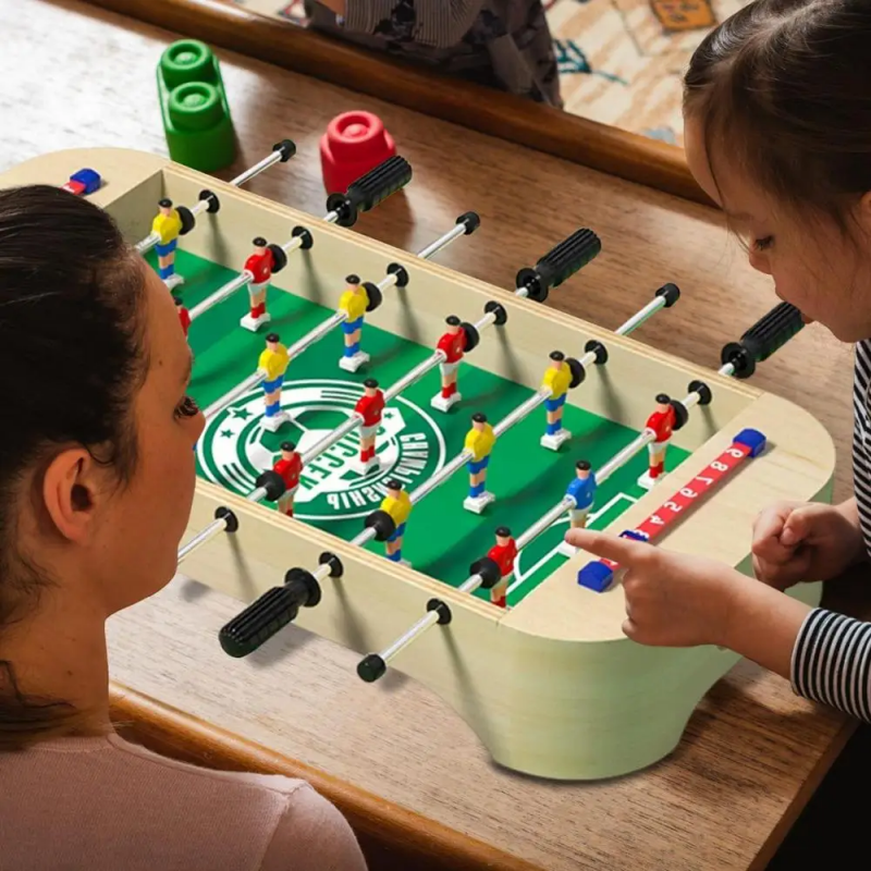 Mini Wooden Table Football Gam – Kids Outdoor Folding Table Bewertung und Preis