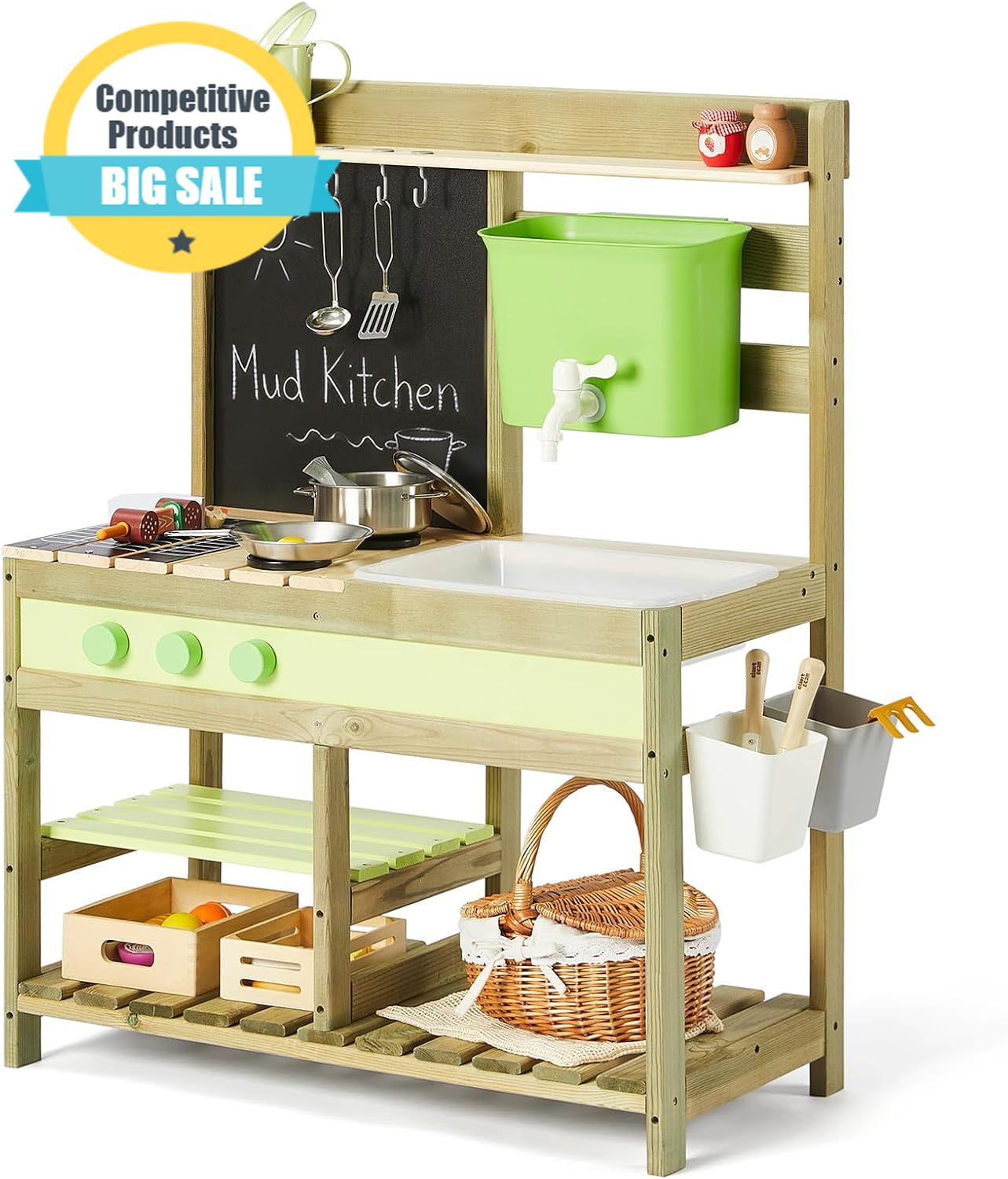 Mud Kitchen for Kids Outdoor,  – Kids Outdoor Mud Table Bewertung und Preis