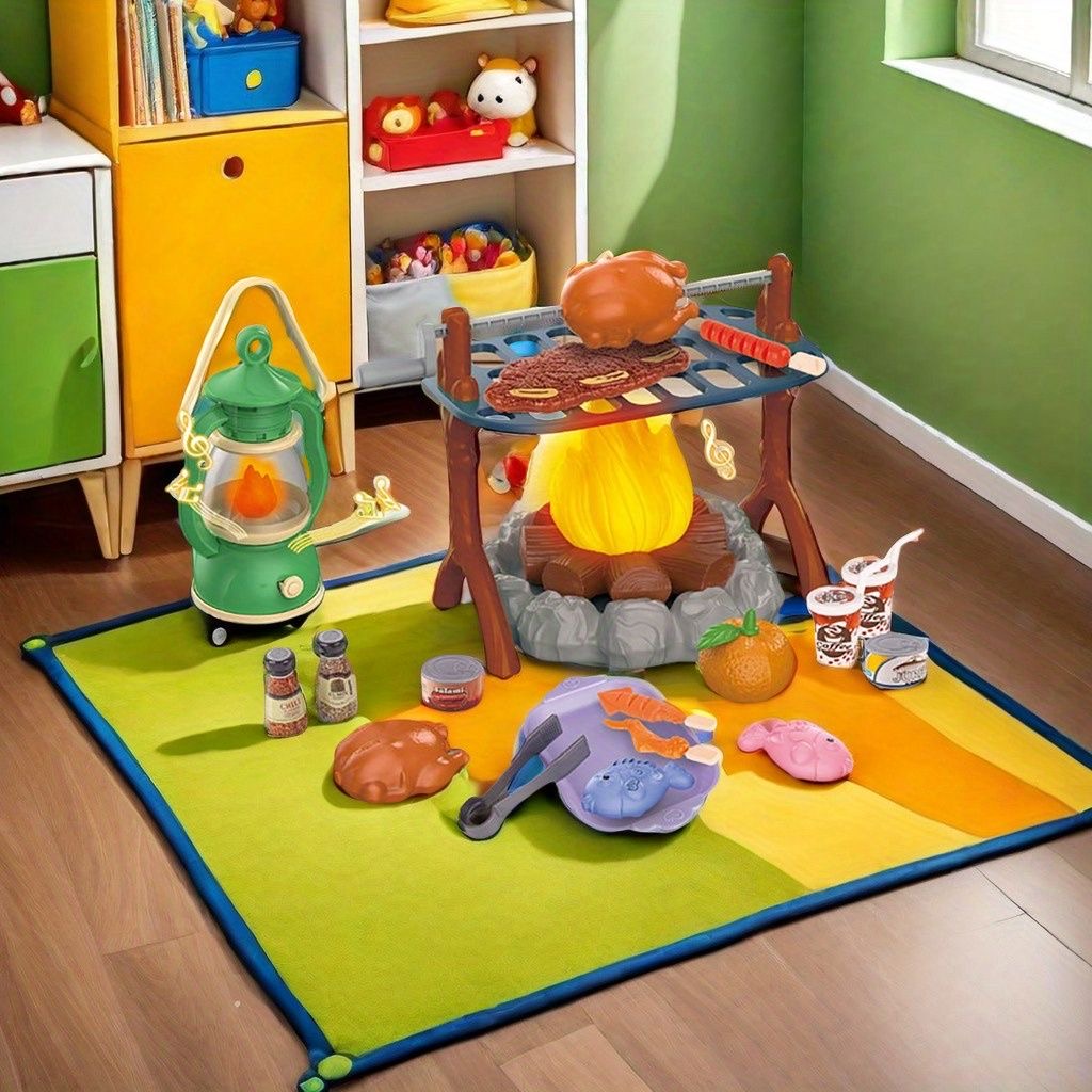 Kids Camping Play Set with LED – Kids Outdoor Grill Set Bewertung und Preis