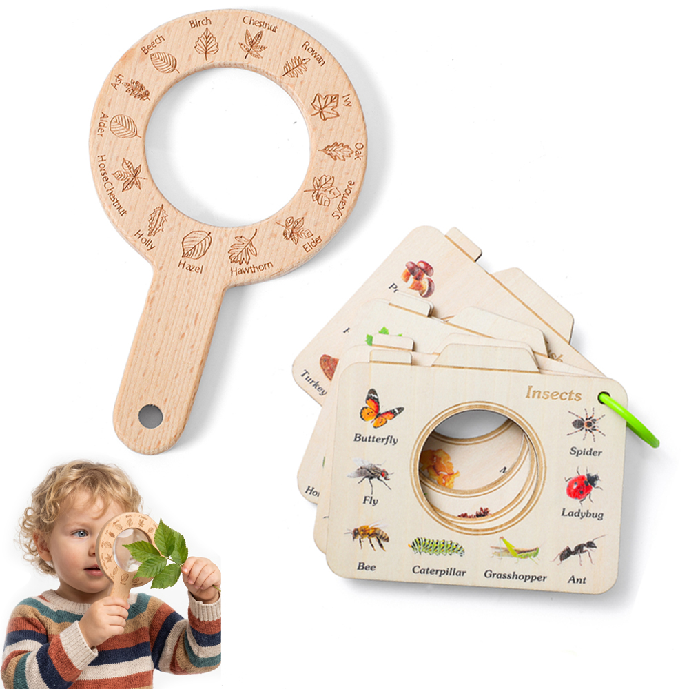 Wooden Magnifying Glass and Ca – Kids Outdoor Explorer Kit Bewertung und Preis