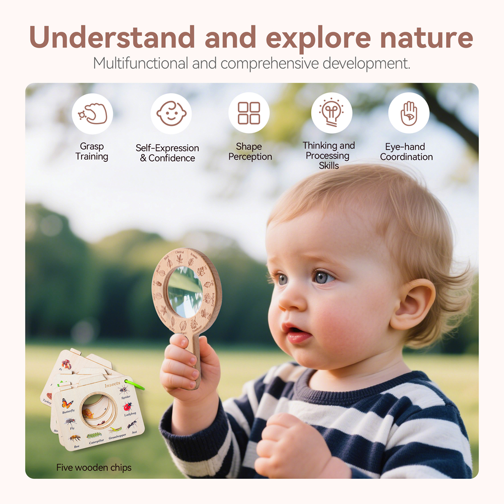 Wooden Magnifying Glass and Ca – Kids Outdoor Explorer Kit Bewertung und Preis