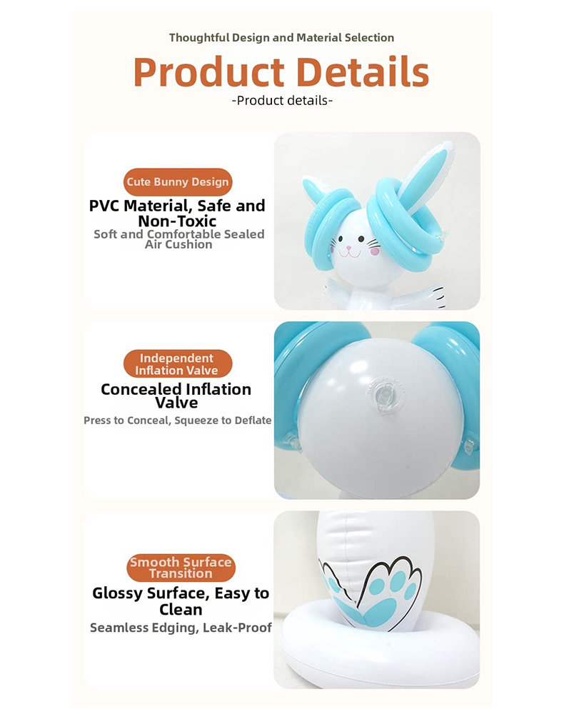 Easter Inflatable Bunny Ring T – Outdoor Toys For Kids Bewertung und Preis