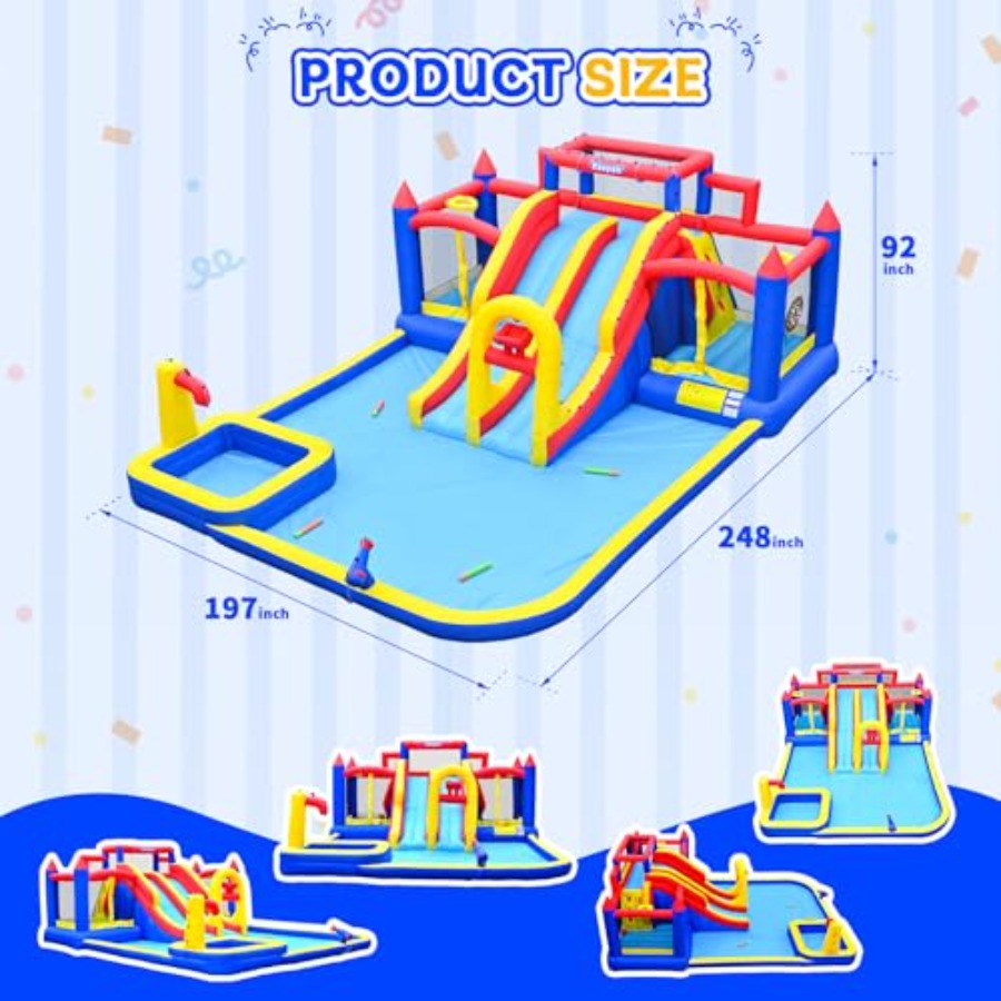 Outdoor large inflatable water – Kids Outdoor Water Slide Bewertung und Preis