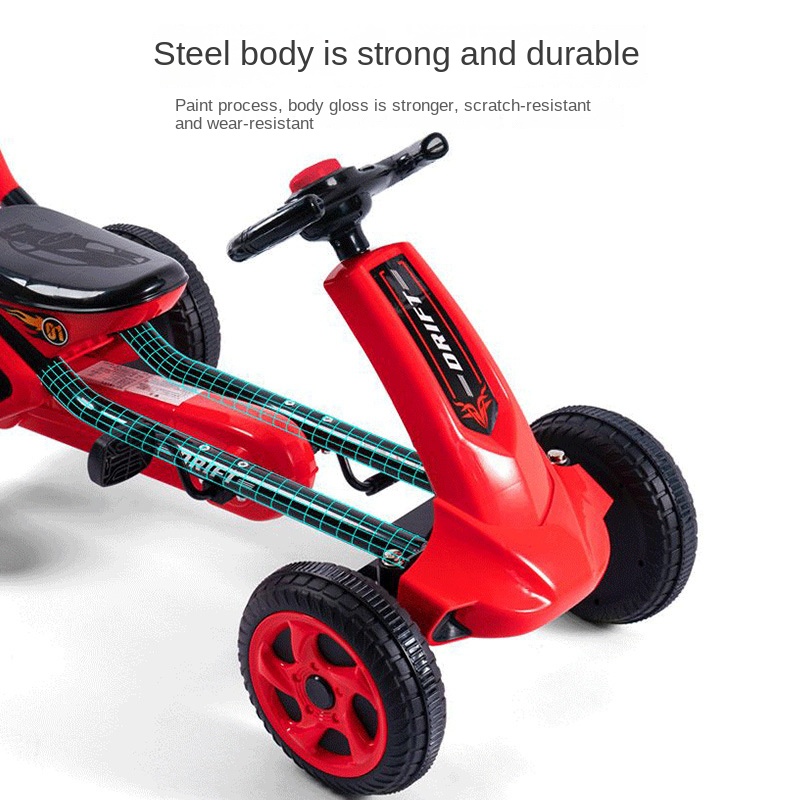 LazyChild Foldable Go Kart 4 W – Go Kart Pedal Kids Bewertung und Preis