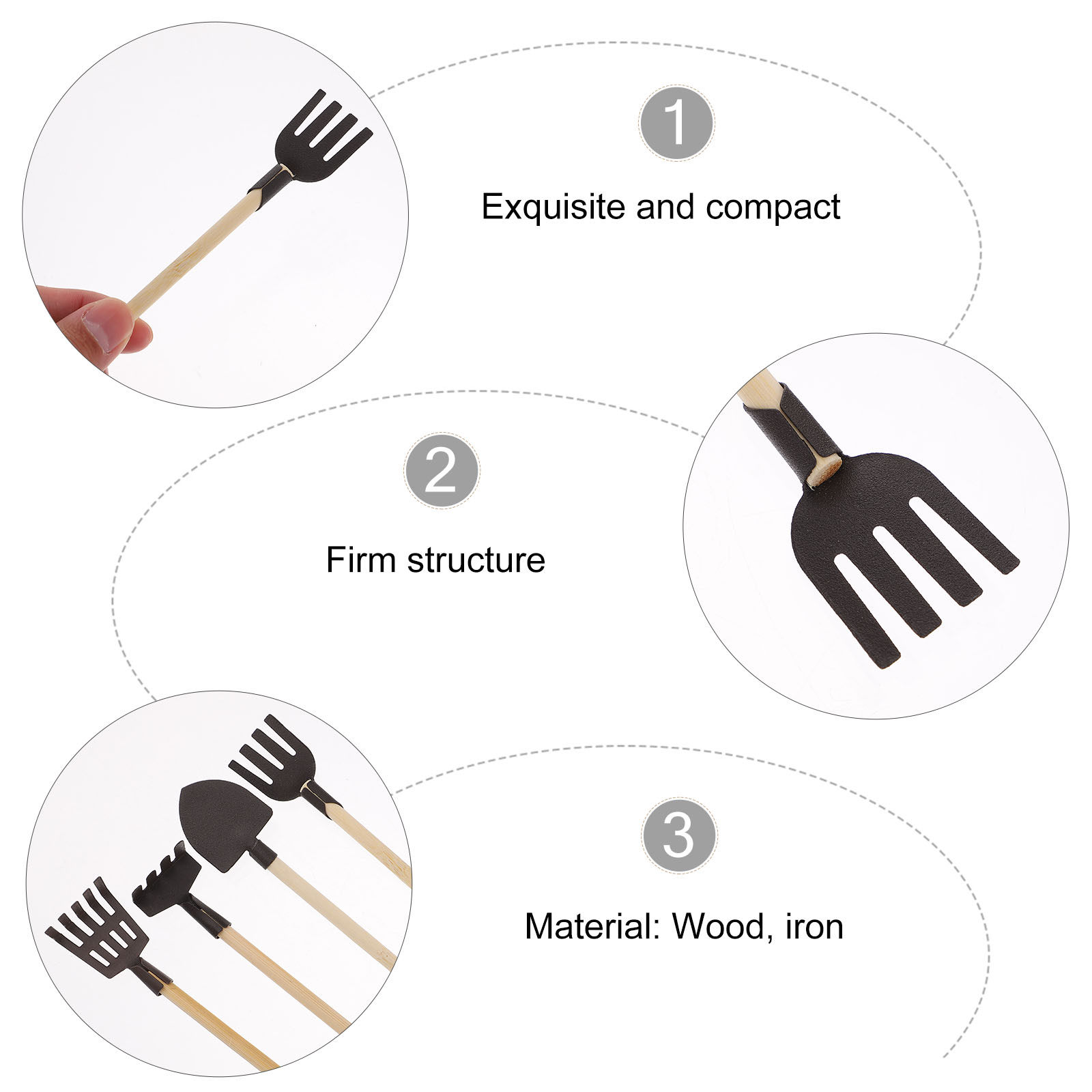 4Pcs Mini Rakes Shovel Pitch F – Kids Outdoor Garden Set Bewertung und Preis