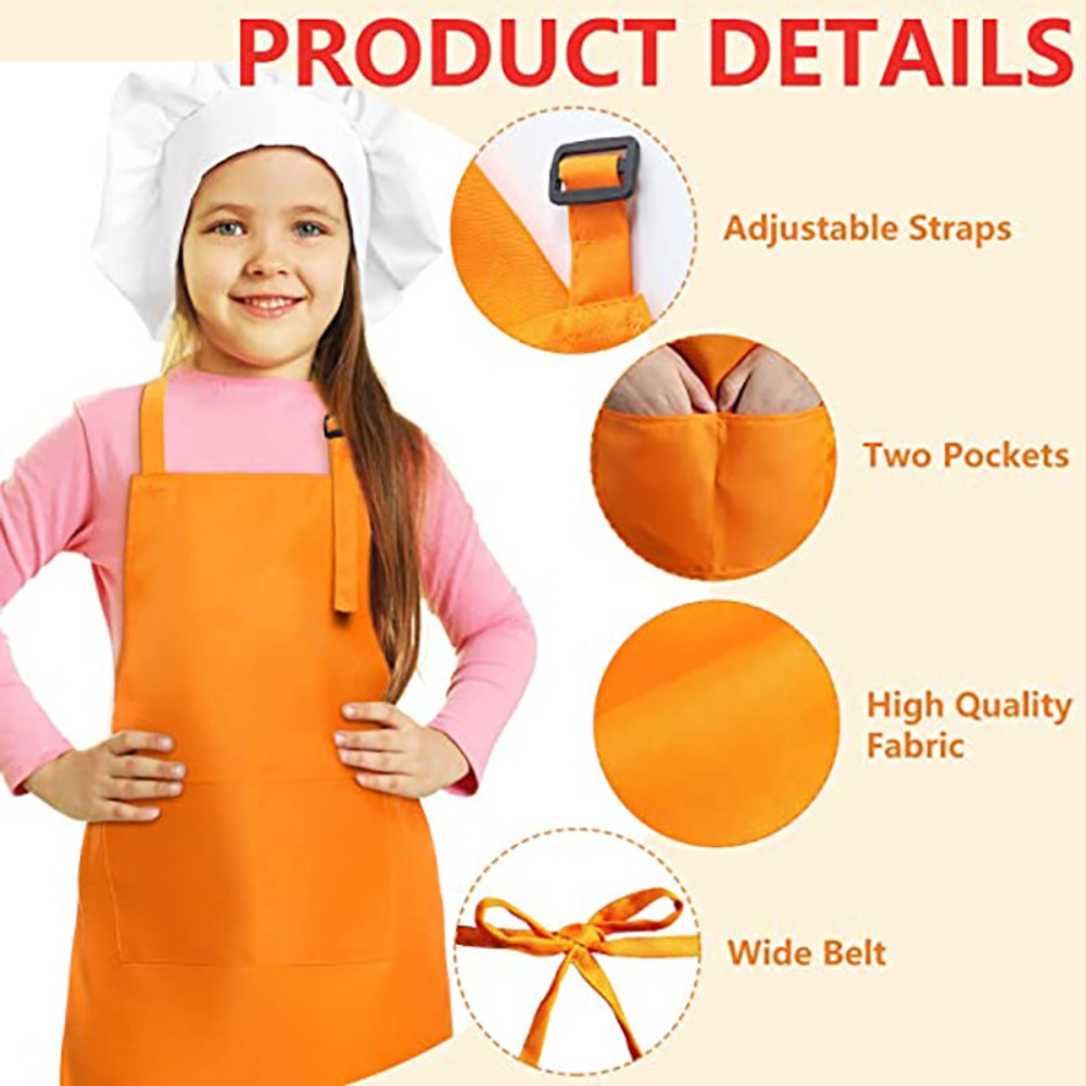 Children Chef Apron Front Pock – Kids Outdoor Kitchen Set Bewertung und Preis