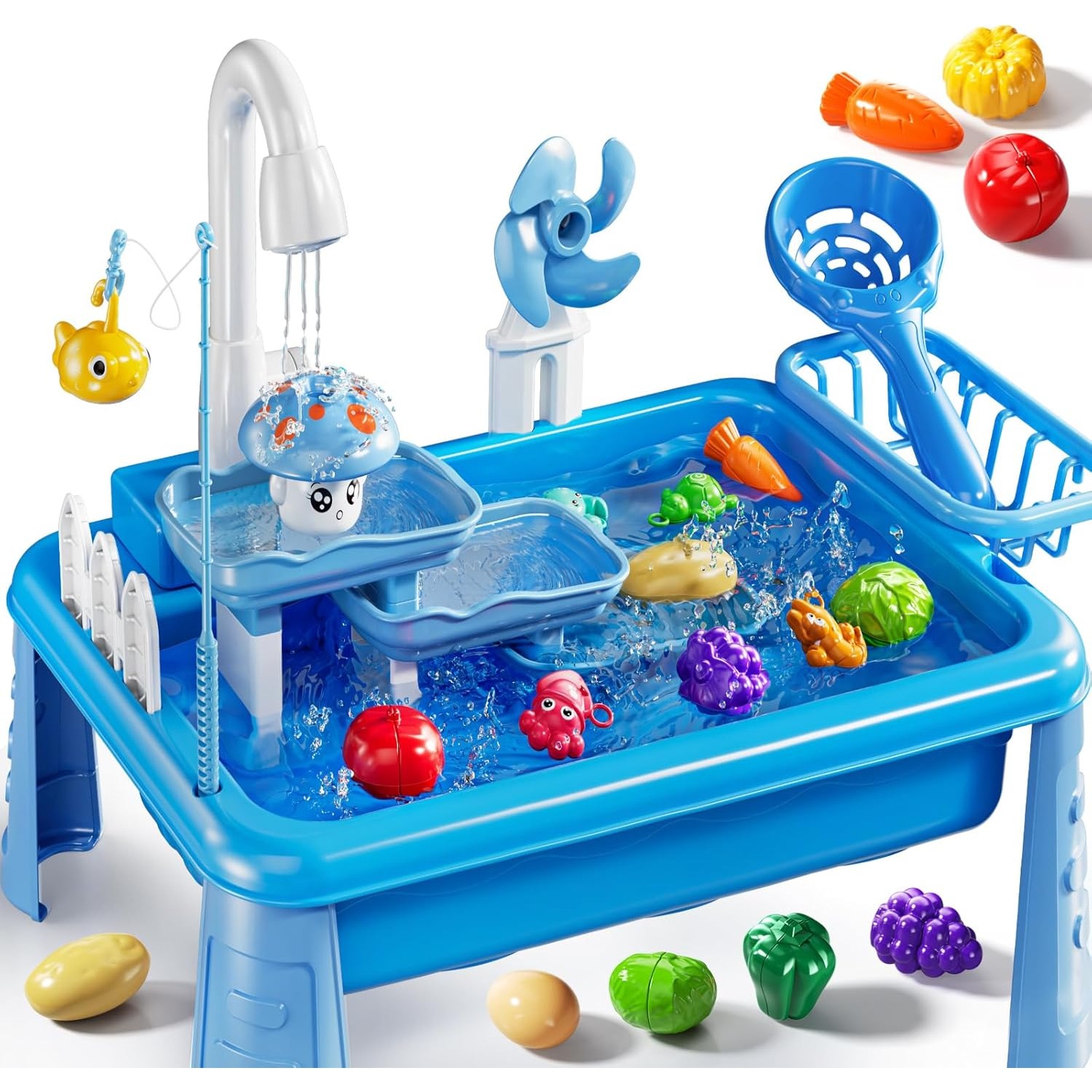 Water Table Play Sink Toy for  – Kids Outdoor Folding Table Bewertung und Preis