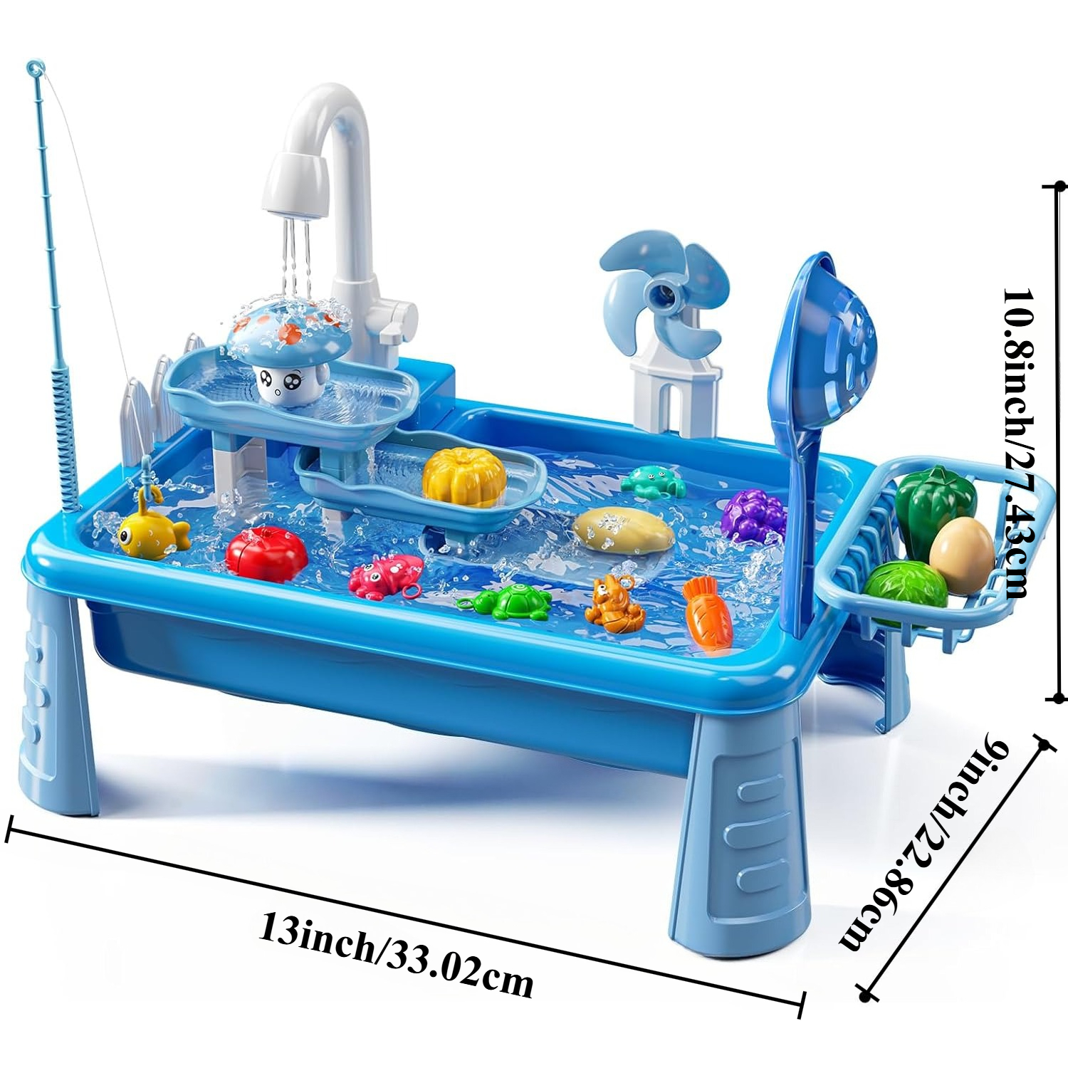 Water Table Play Sink Toy for  – Kids Outdoor Folding Table Bewertung und Preis