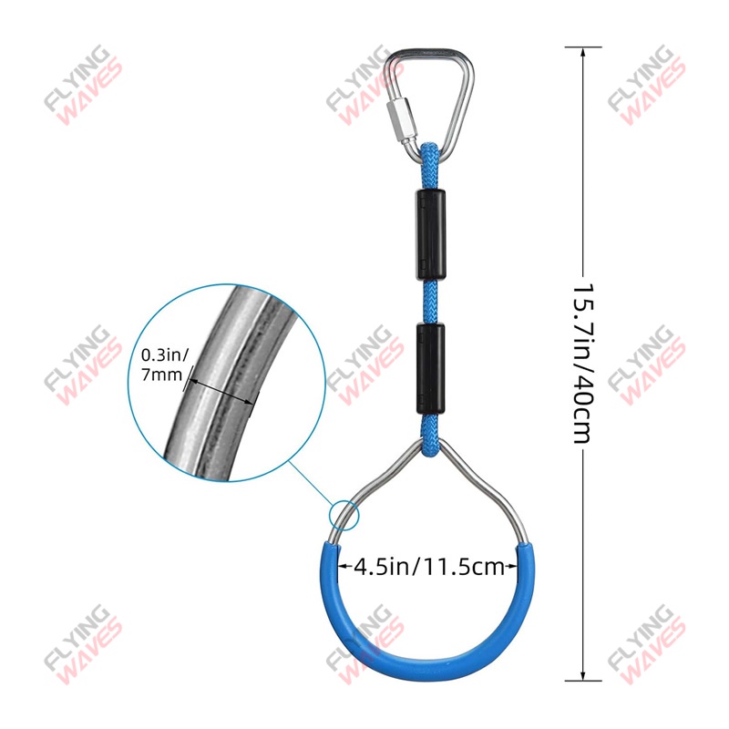 Kids Hanging GYM Ring Swing Cl – Kids Outdoor Gym Bewertung und Preis