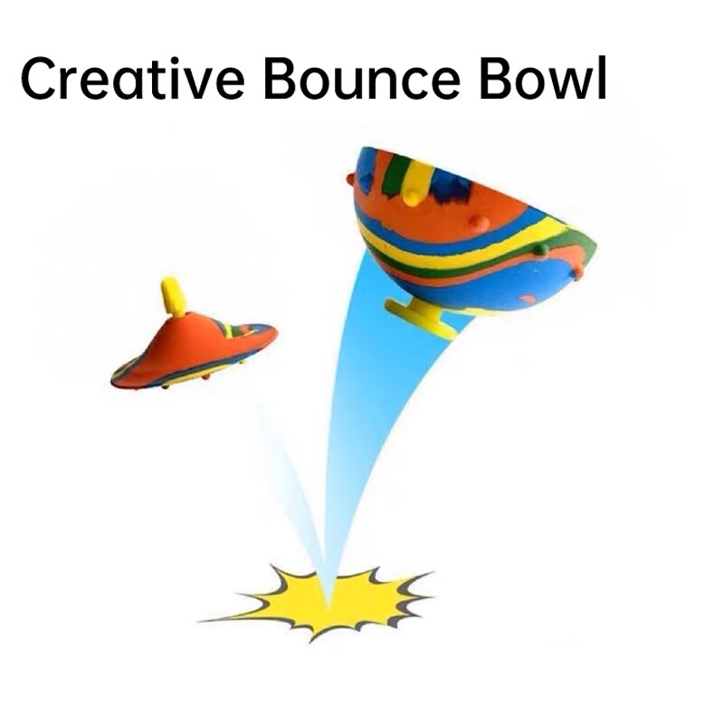 1Pc Camo Bounce Bowl Creative  – Kids Outdoor Jumping Toys Bewertung und Preis