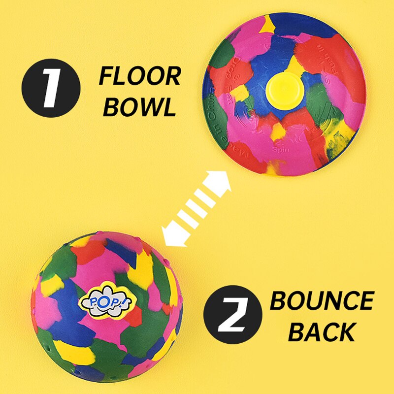 1Pc Camo Bounce Bowl Creative  – Kids Outdoor Jumping Toys Bewertung und Preis