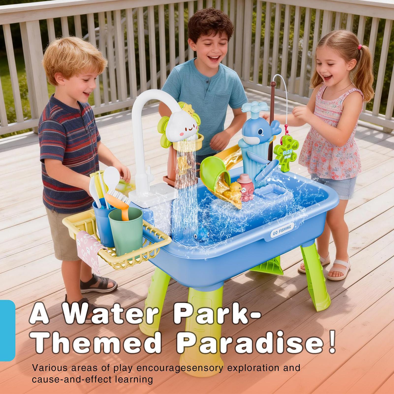 Children's Outdoor Beach Toy T – Kids Outdoor Folding Table Bewertung und Preis