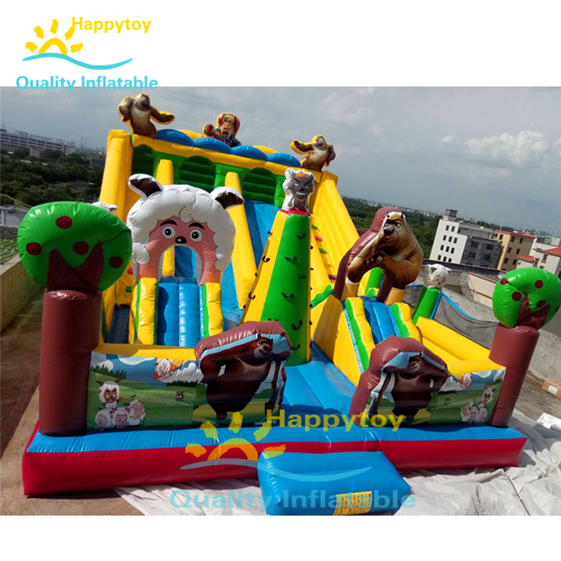 Slide Inflatable Castle Bounce – Kids Outdoor Jumping Toys Bewertung und Preis