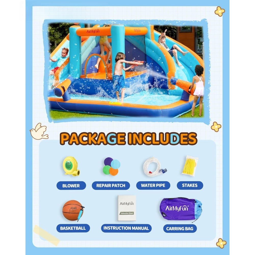 Large Water Slide Bounce House – Kids Outdoor Water Slide Bewertung und Preis