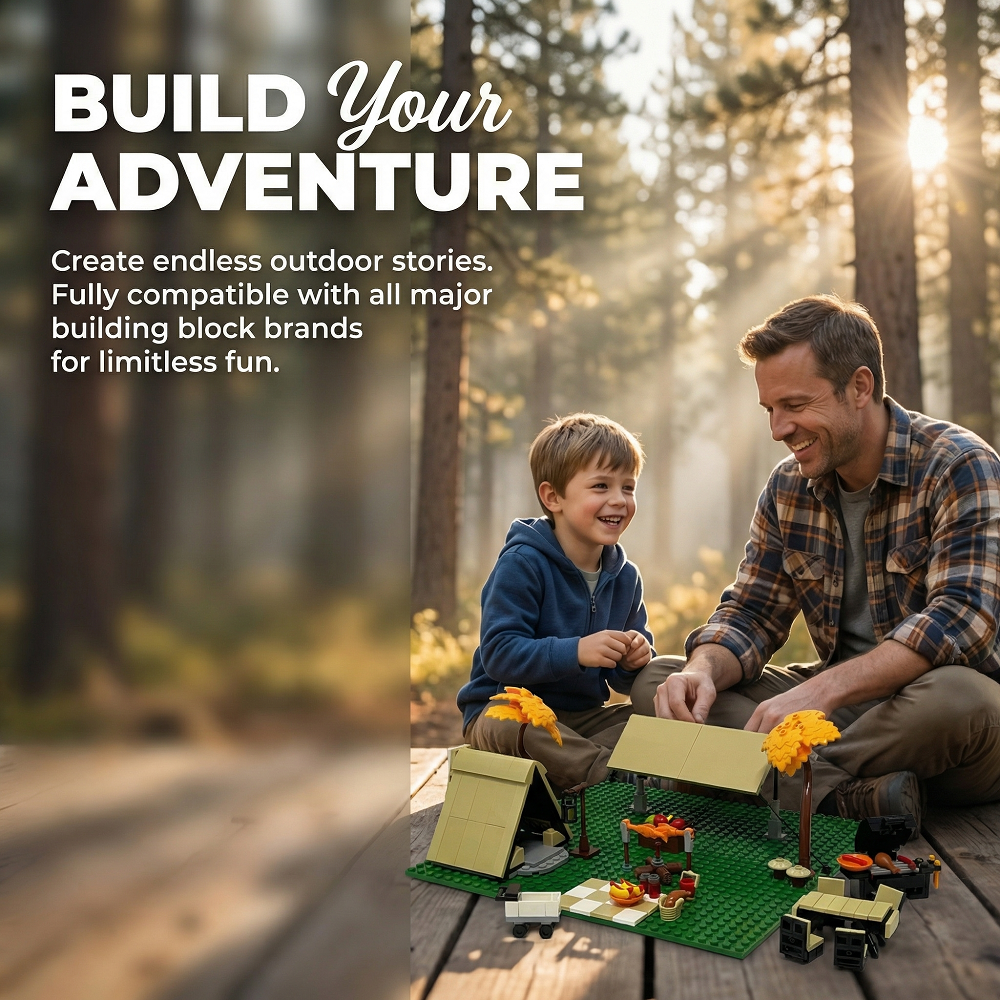 MOC Camping Picnicking Buildin – Kids Outdoor Folding Table Bewertung und Preis