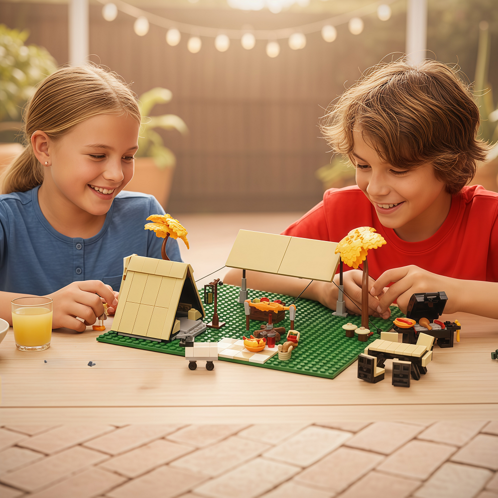 MOC Camping Picnicking Buildin – Kids Outdoor Folding Table Bewertung und Preis