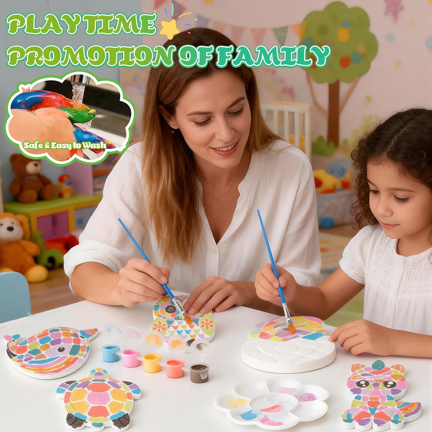 5-Pack Stepping Stones Paintin – Kids Outdoor Garden Set Bewertung und Preis