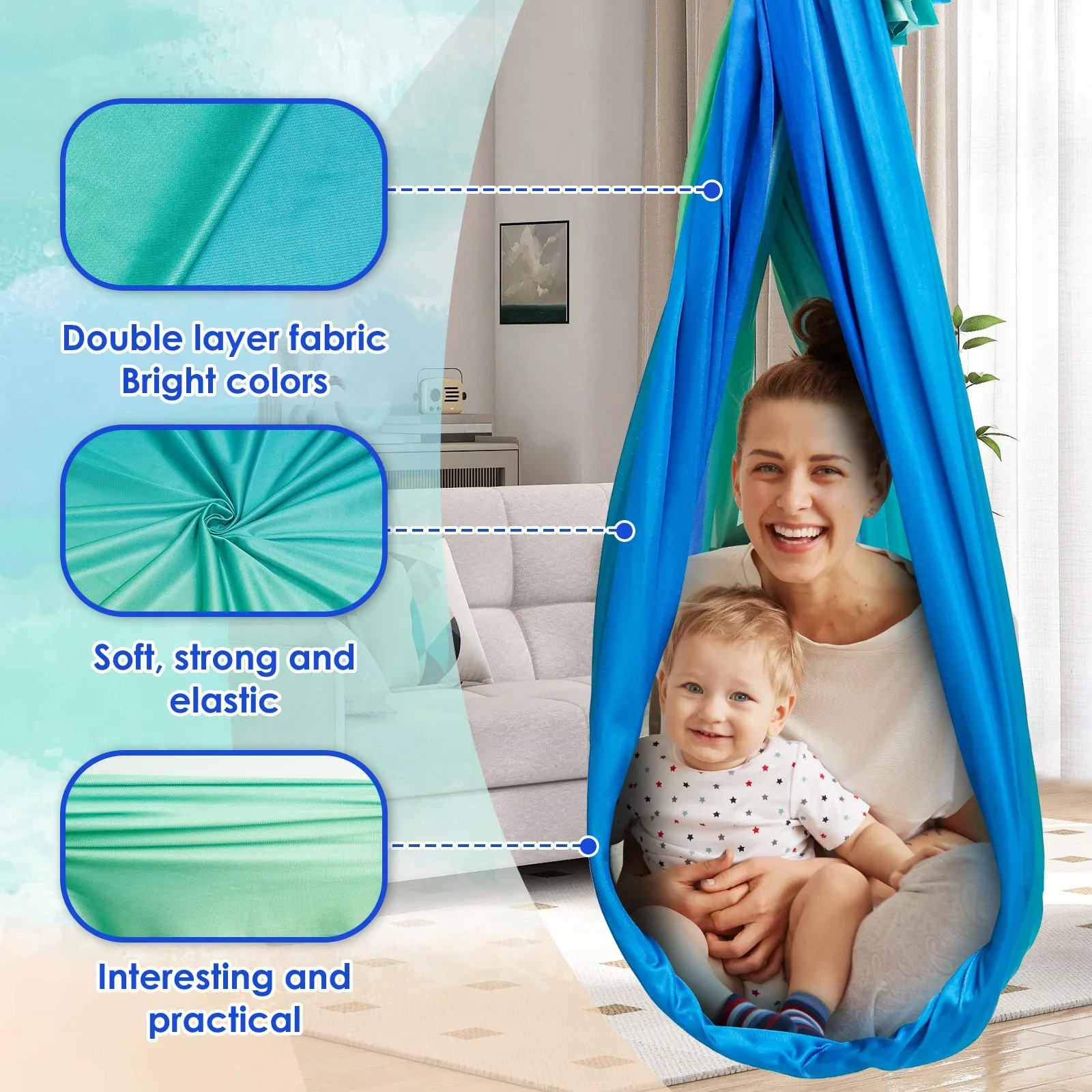 Sensory Swing Comfortable Kids – Kids Outdoor Hammock Swing Bewertung und Preis