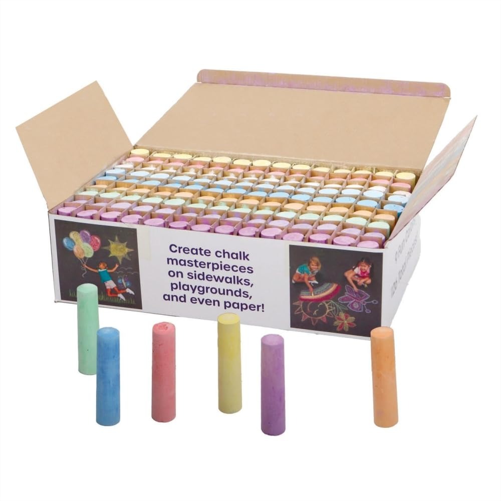 Giant Box Of Jumbo Sidewalk Ch – Chalk Outdoor Jumbo Bewertung und Preis