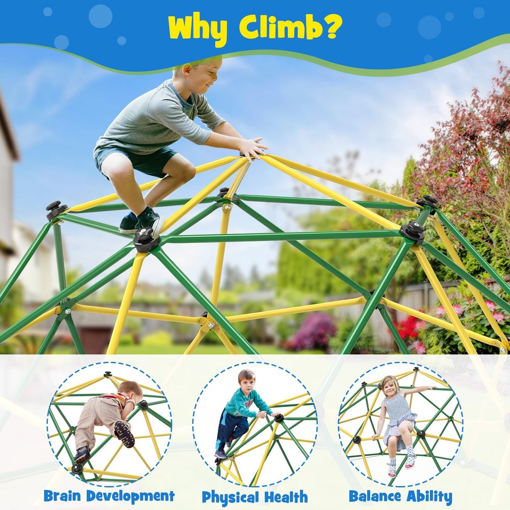 Climbing Dome, 10FT Climber wi – Kids Outdoor Hammock Swing Bewertung und Preis